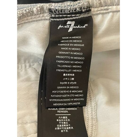 Jen7 Womens Denim High Rise Cropped Skinny Jeans Light Wash Pockets Size 20 Blue - Picture 5 of 8